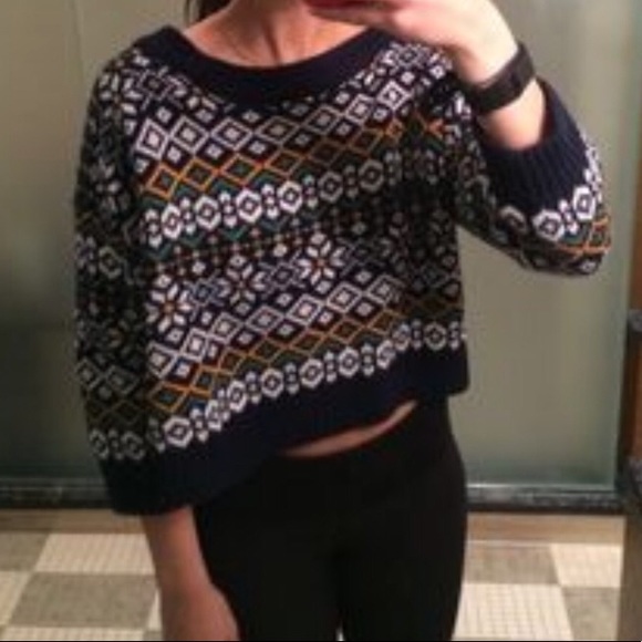 3/40$ BDG cropped fait isle sweater - Picture 2 of 6